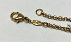 18kt Yellow Gold Necklace With Bezel Set Diamonds