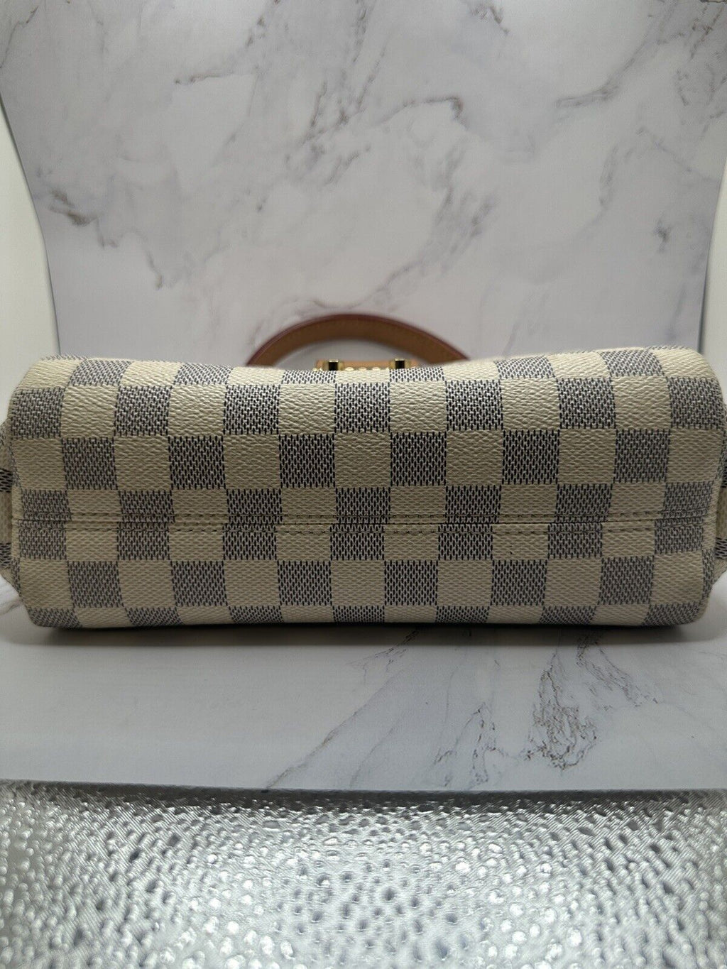 Louis Vuitton Damier Azur Croissete Crossbody Woman’s Handbag