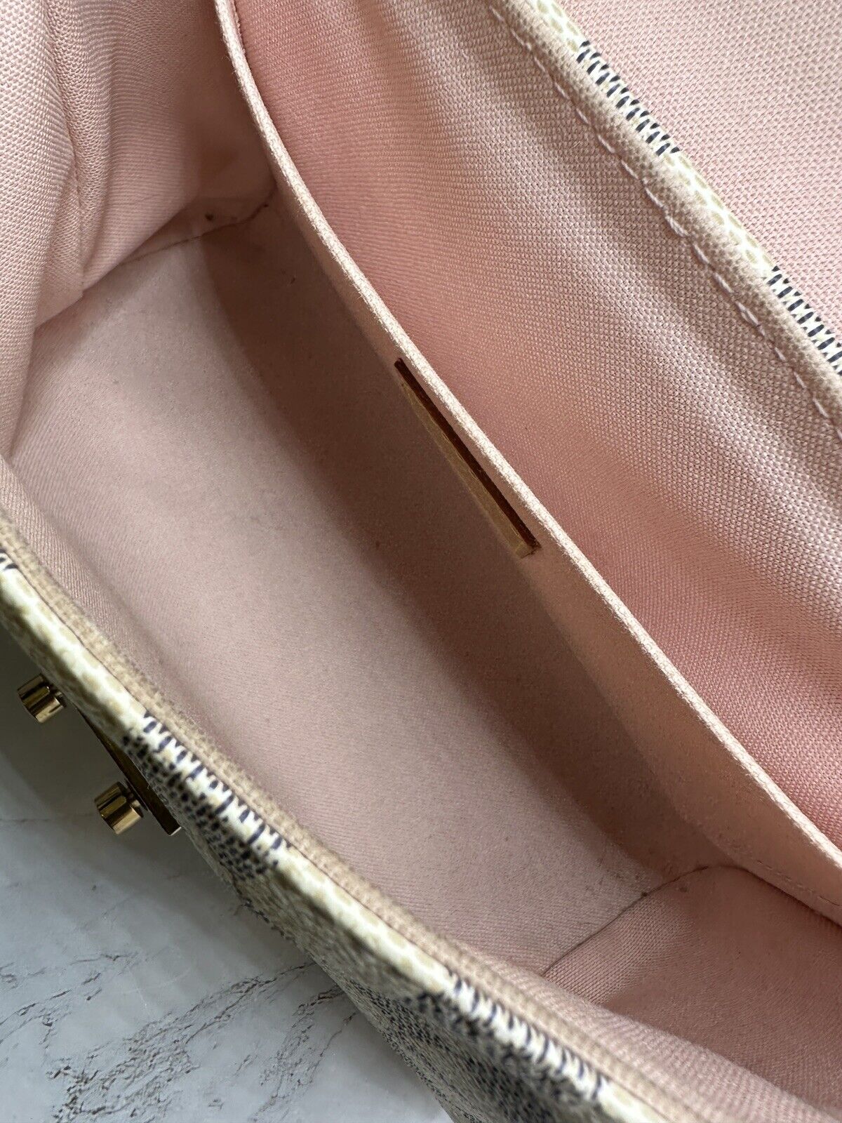 Louis Vuitton Damier Azur Croissete Crossbody Woman’s Handbag