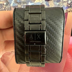 Armani Exchange AX7102 Black Stainless Steel Men's 44mm Watch