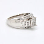 10KT White Gold Diamond Engagement Ring