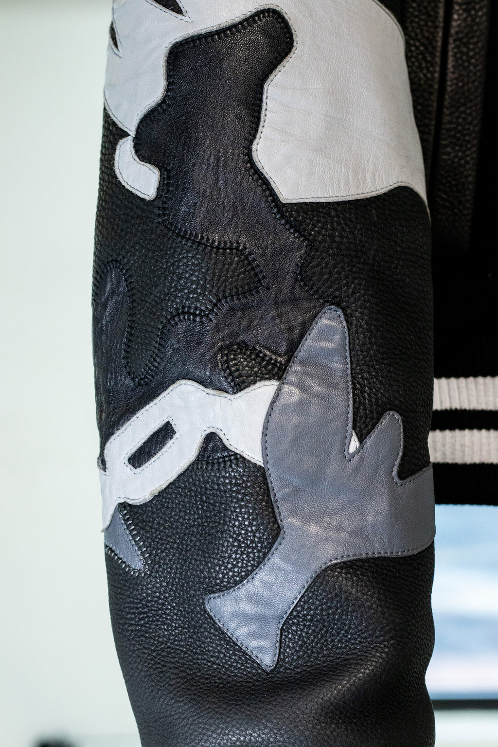 Louis Vuitton Chains Camo Varsity Jacket