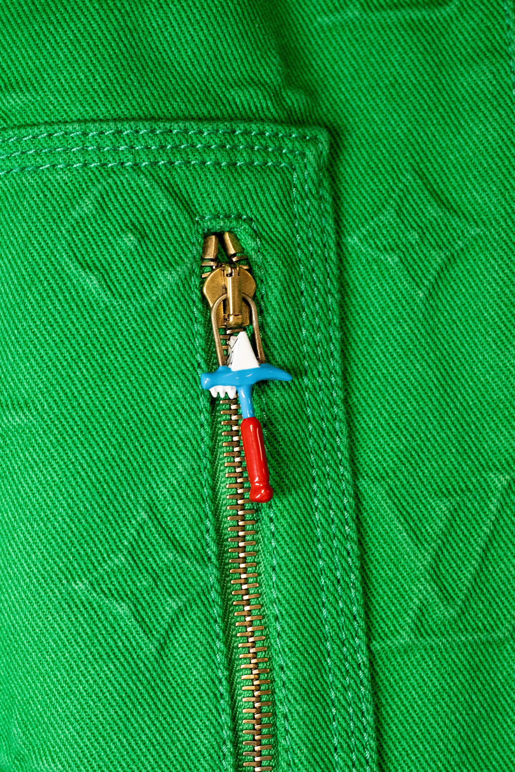 Louis Vuitton Green Monogram Trucker Jacket