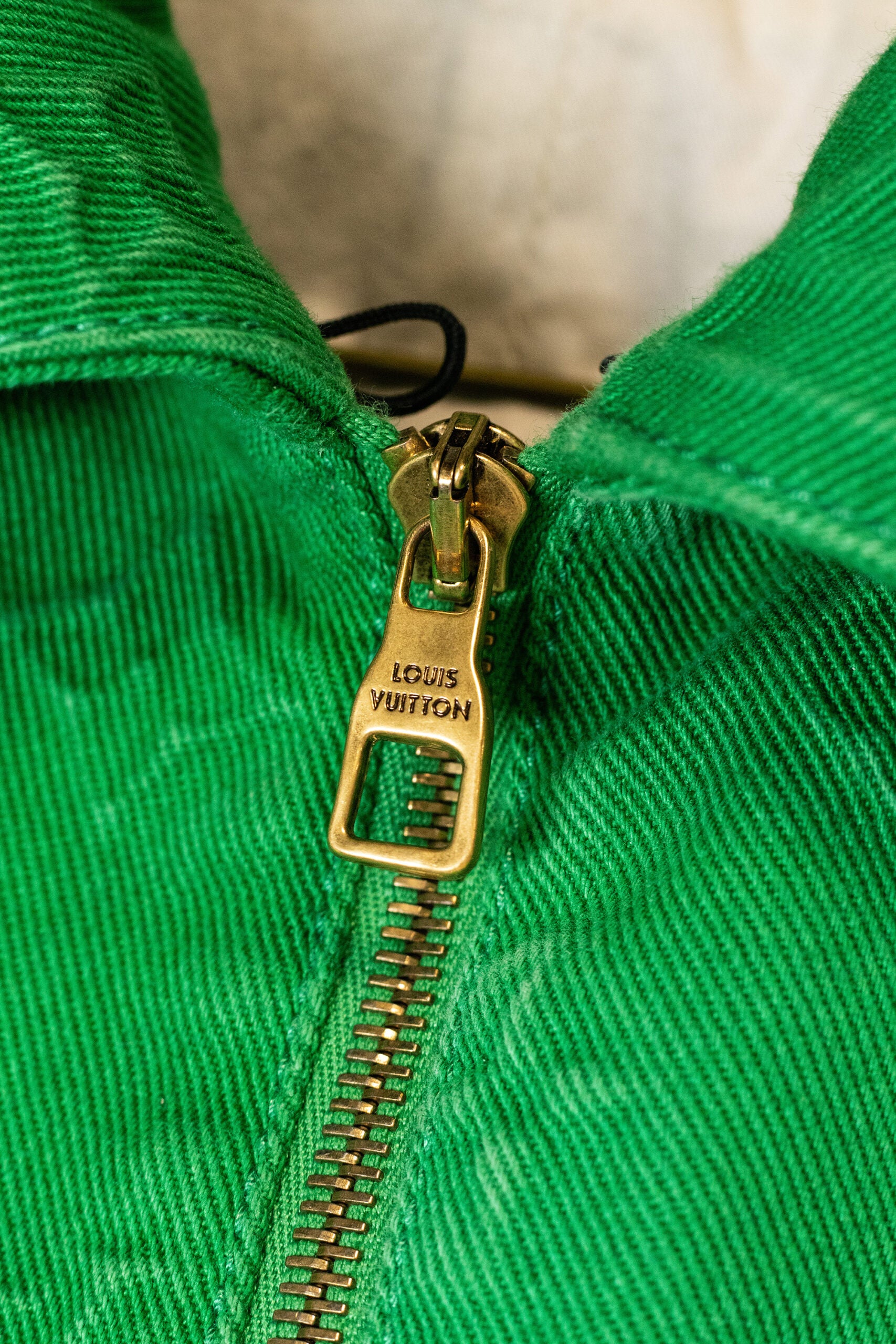 Louis Vuitton Green Monogram Trucker Jacket