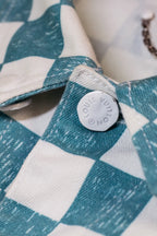 Louis Vuitton Plaid Print Denim Jacket