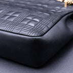 Burberry Lambskin Quilted Medium Lola Bag Black