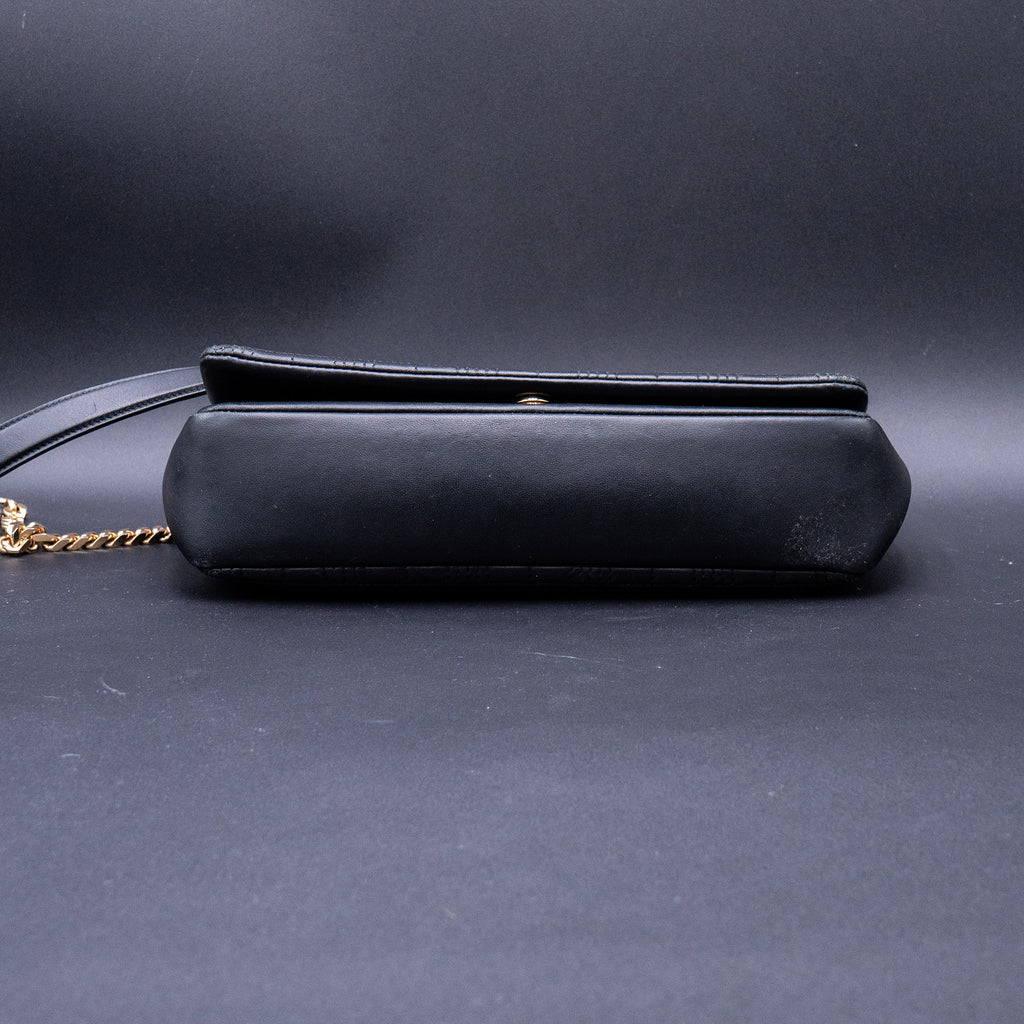 Burberry Lambskin Quilted Medium Lola Bag Black