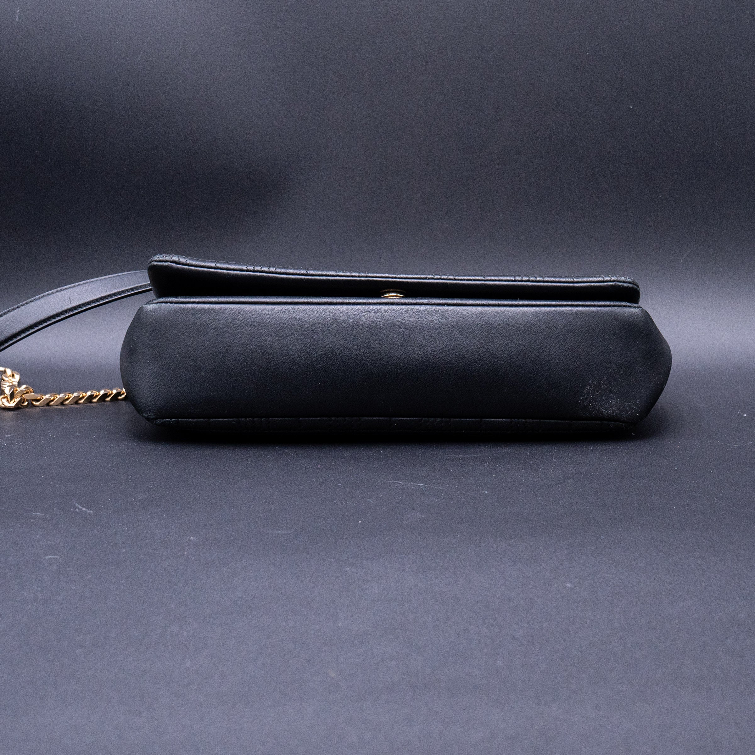 Burberry Lambskin Quilted Medium Lola Bag Black