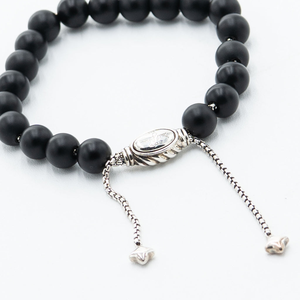 David Yurman Black Onyx Spirit Bead Bracelet