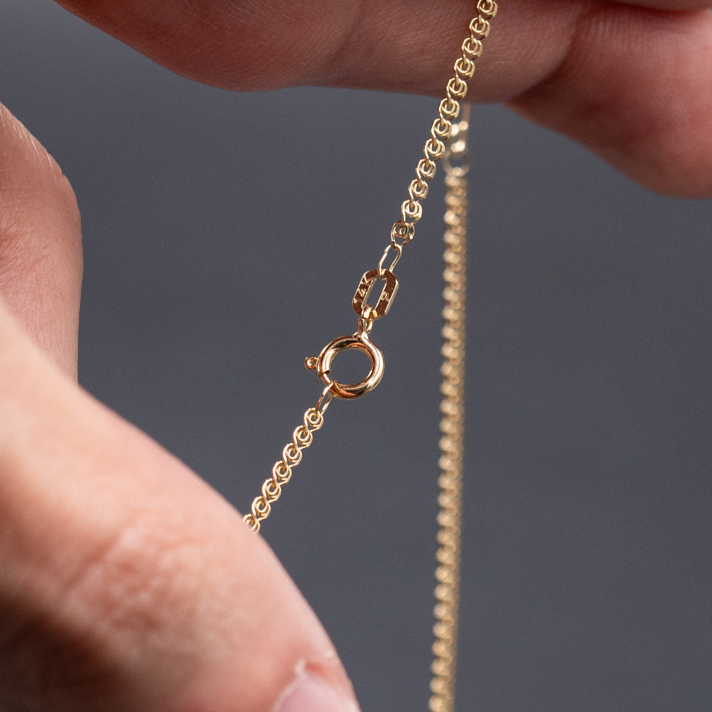 14k Yellow Gold Heart By The Yard Chain Bracelet