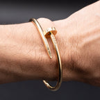 Cartier Juste Un Clou Size 17 Yellow Gold Bangle Bracelet