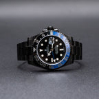 Rolex GMT-Master II "Batman" Custom PVD Watch
