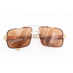 Chrome Hearts White & Gold Tone Sunglasses