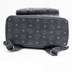 MCM Munchen Stark Studded Black Backpack