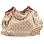 Gucci GG Canvas Sukey Tote Large Handbag