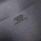 Hermes Passport Agenda Folding Black Leather Wallet