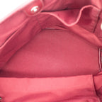 Dior Red Coated Canvas Leather Shopper Tote Bag