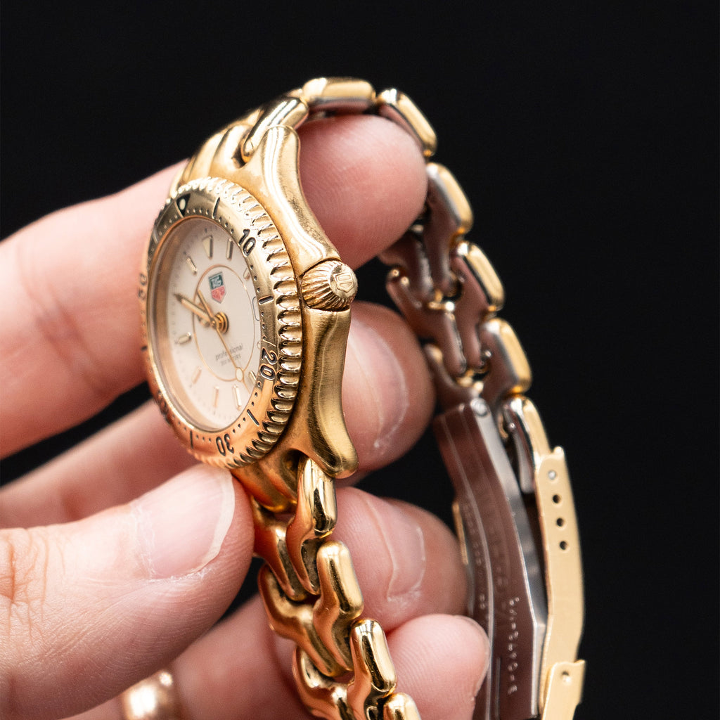 Tag Heuer Professional Cream Dial Stainless Steel Ladies Watch