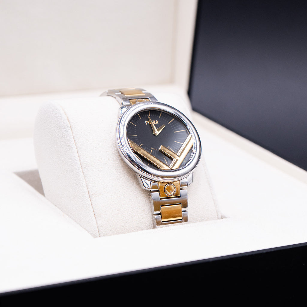 Fendi Run Away Two Tone Black Dial With Box