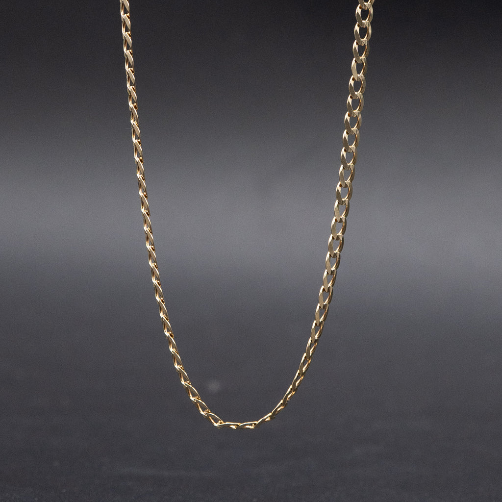 14k Yellow Gold Gucci Link Chain Necklace