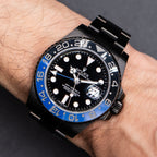 Rolex GMT-Master II "Batman" Custom PVD Watch