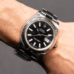 Rolex 116334 Datejust Black Dial Stainless Steel Watch
