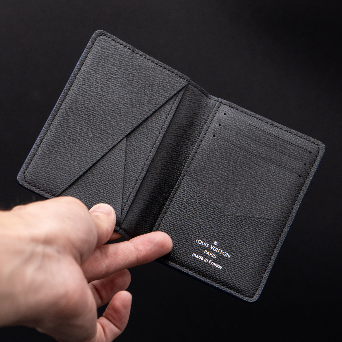 Louis Vuitton Pocket Organizer Damier Graphite Wallet