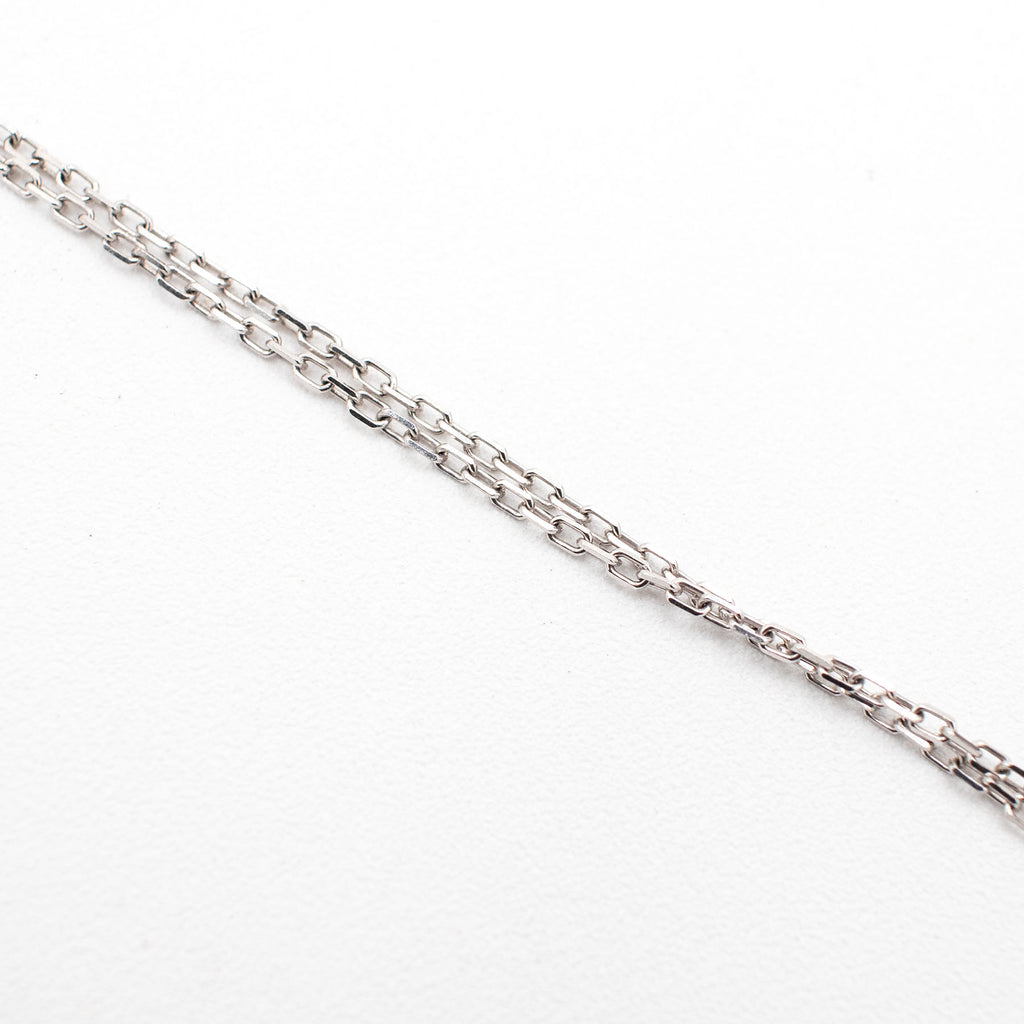 Cartier 18k White Gold "Love" loose chain bracelet