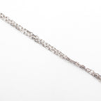 Cartier 18k White Gold "Love" loose chain bracelet