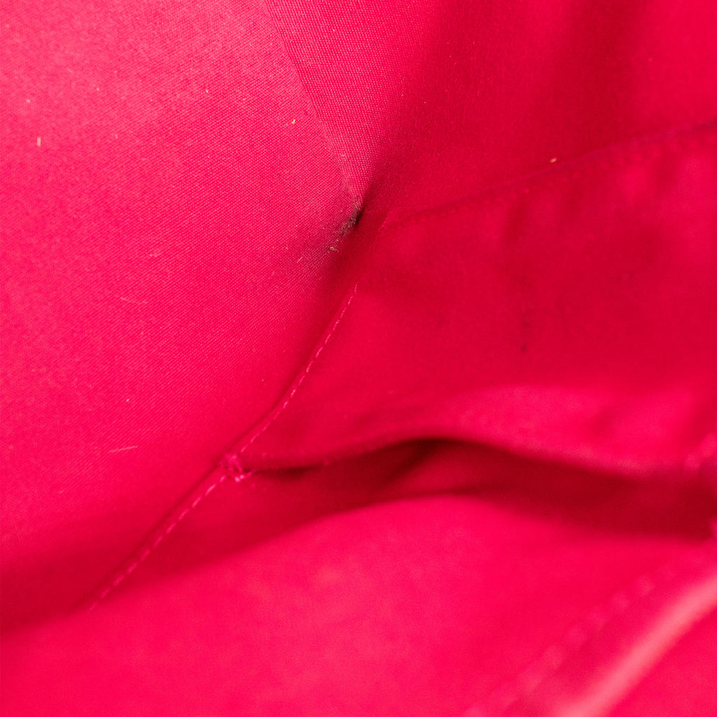 Louis Vuitton Vernis Bellevude Monogram Red Handbag