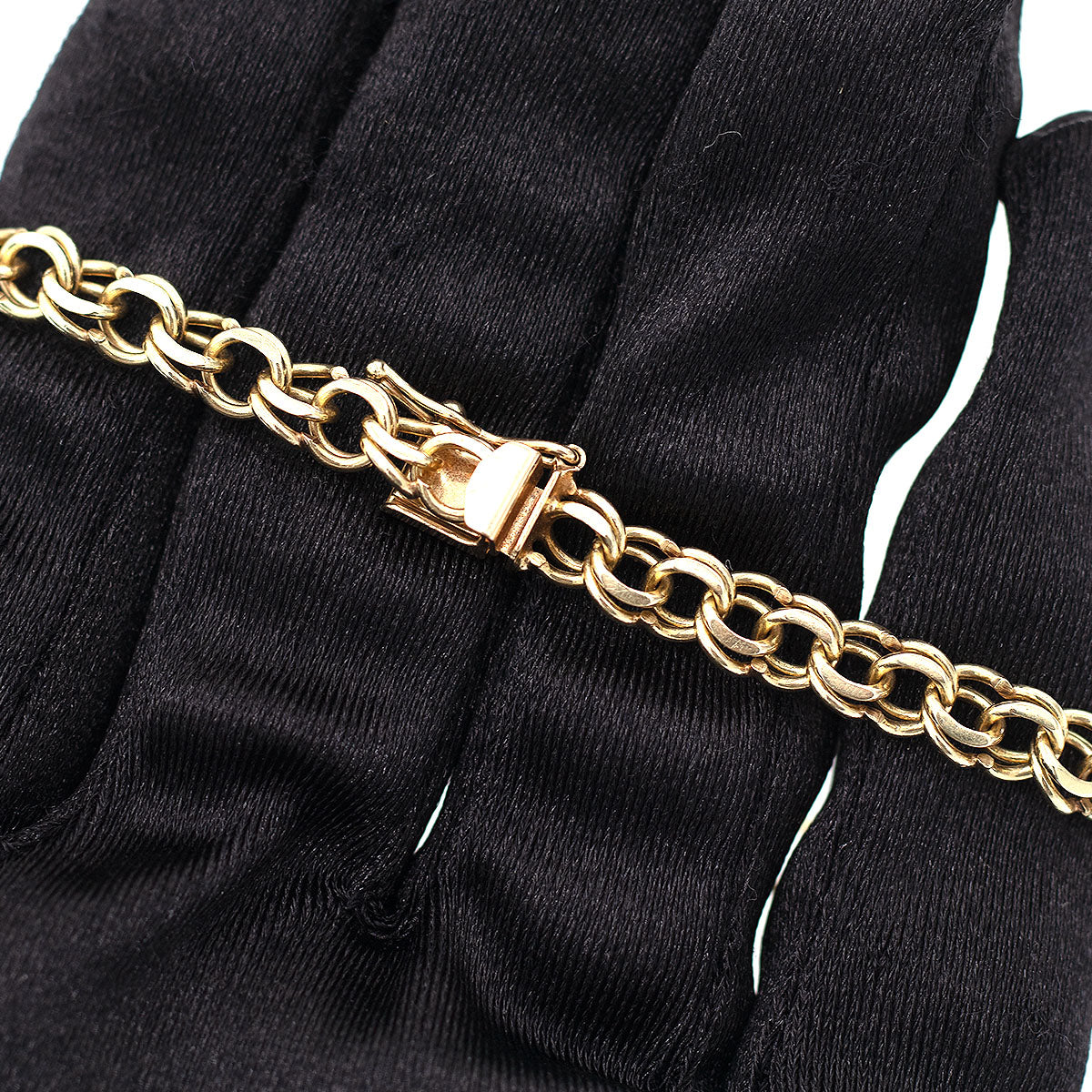 14k Yellow Gold 5mm Circular Pope Pendant Charm Bracelet