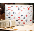 LOUIS VUITTON Monogram Embossed Coussin PM White Handbag