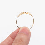 10k Yellow gold Hammered Nugget Ring