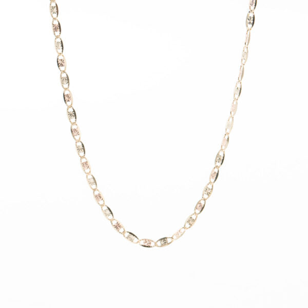 10k Yellow Gold Anchor Link Chain Necklace