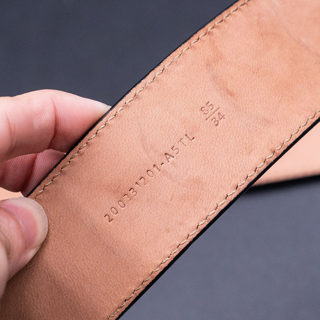 F Is Fendi FF Embossed Belt