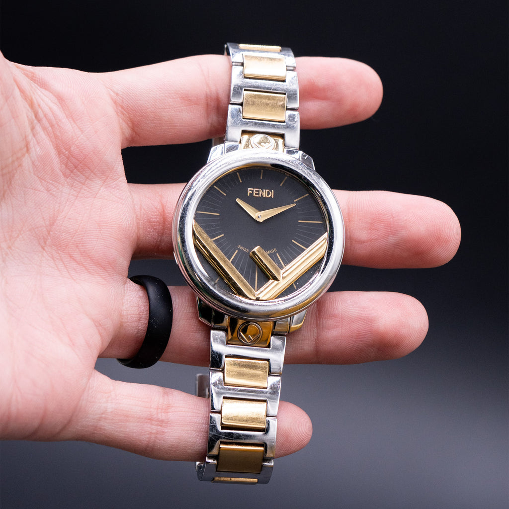 Fendi Run Away Two Tone Black Dial With Box