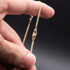 14k Yellow Gold Heart By The Yard Chain Bracelet