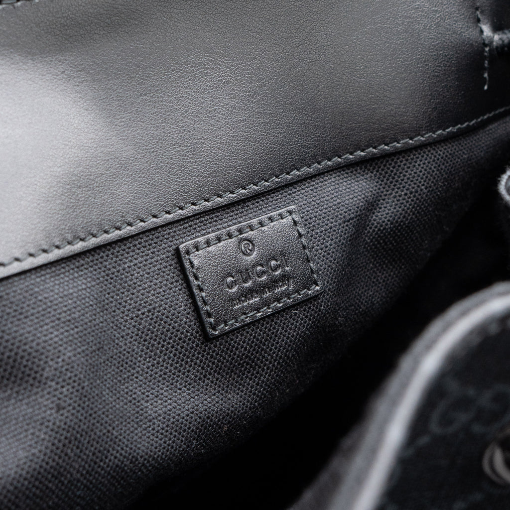 Gucci GG Black Large Backpack