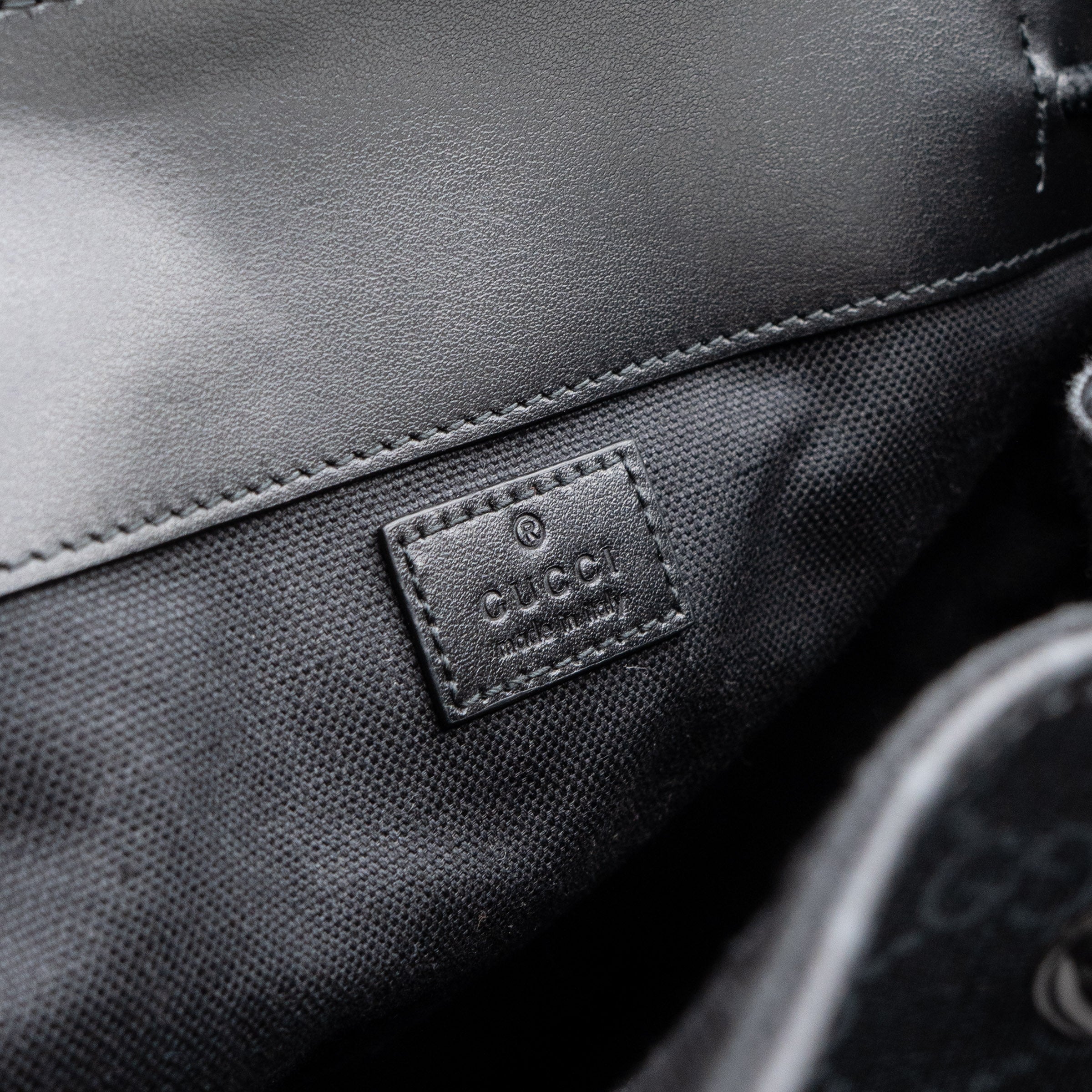 Gucci GG Black Large Backpack