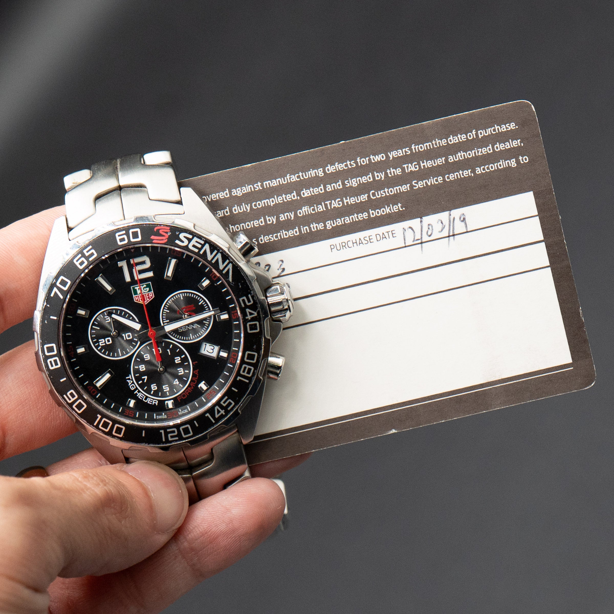 TAG Heuer Formula 1 Senna Edition Stainless Steel Watch
