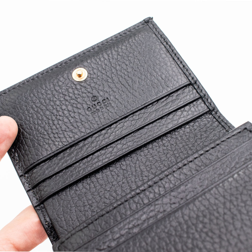 Gucci GG Marmont Bi-Color Canvas Wallet