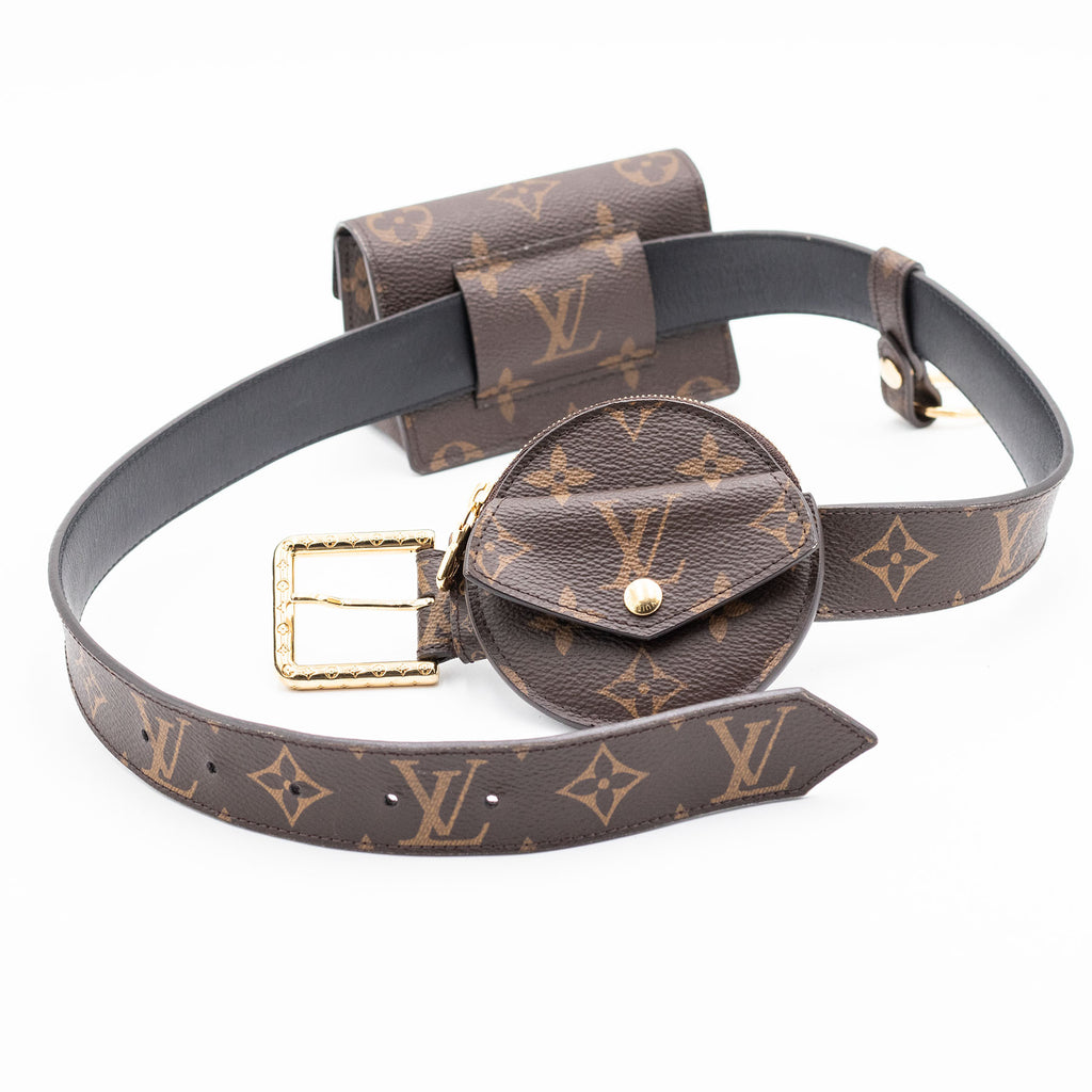 Louis Vuitton Daily Multi Pocket Monogram Canvas Belt