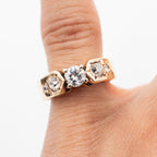 14k Yellow Gold 0.38ctw Round Diamond Engagement Ring