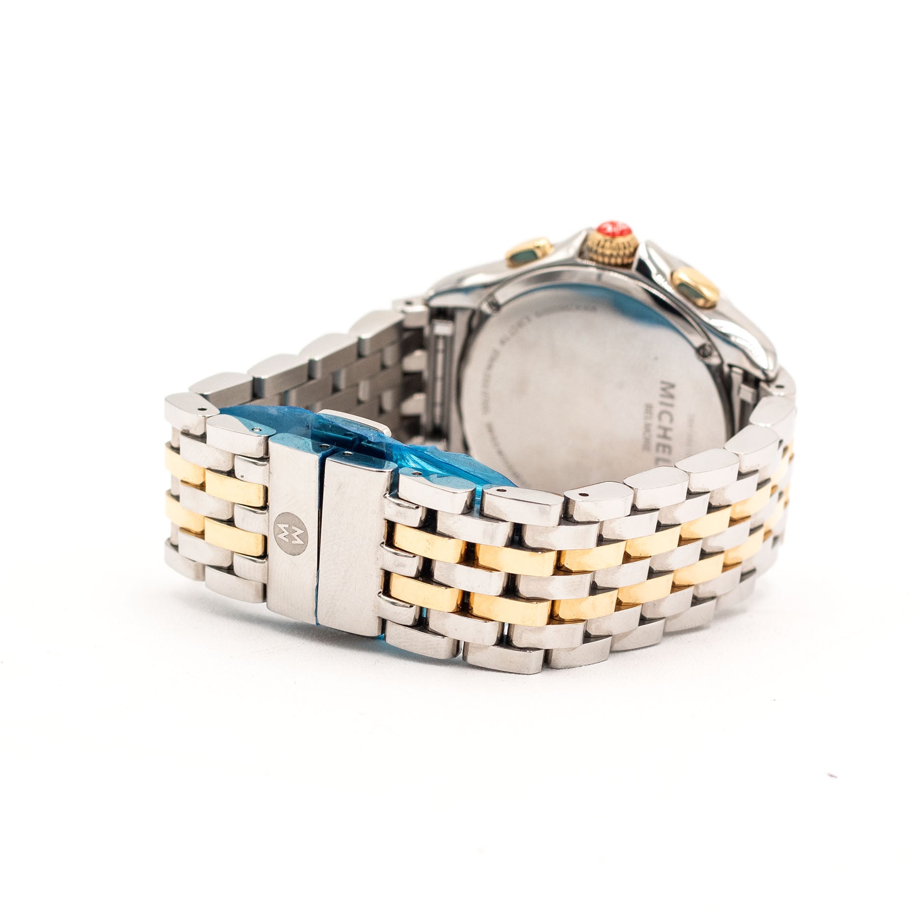 Michele Belmore Two Tone Stainless Steel Diamond Ladies Watch