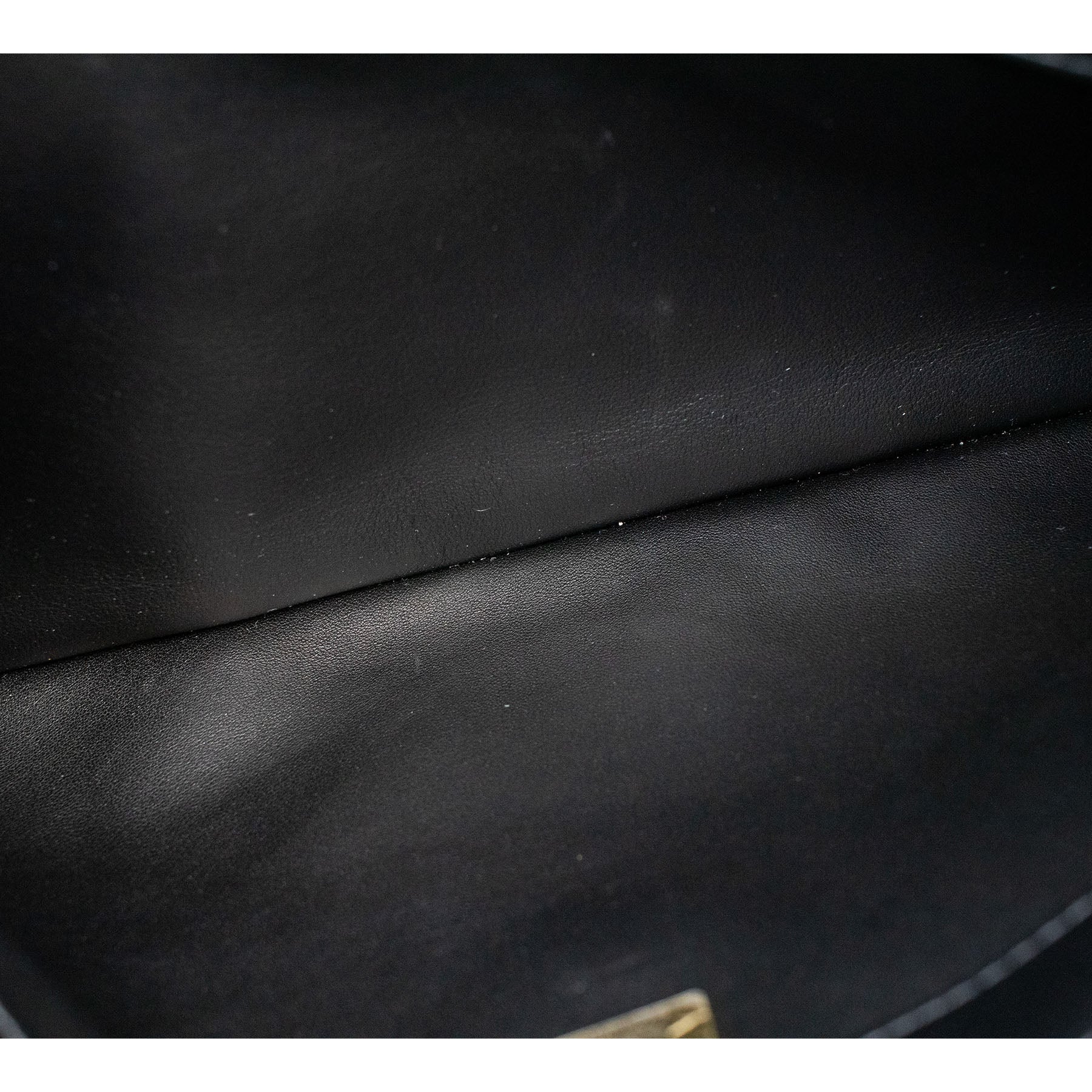 Chanel Trendy CC Top Handle Gold Hardware Quilted Black Leather Handbag