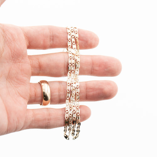 10k Yellow Gold Anchor Link Chain Necklace