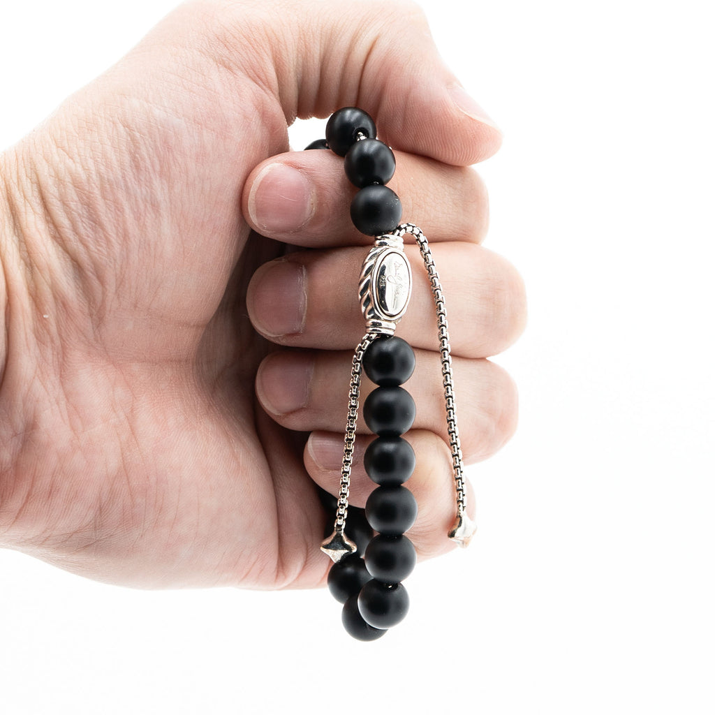 David Yurman Black Onyx Spirit Bead Bracelet