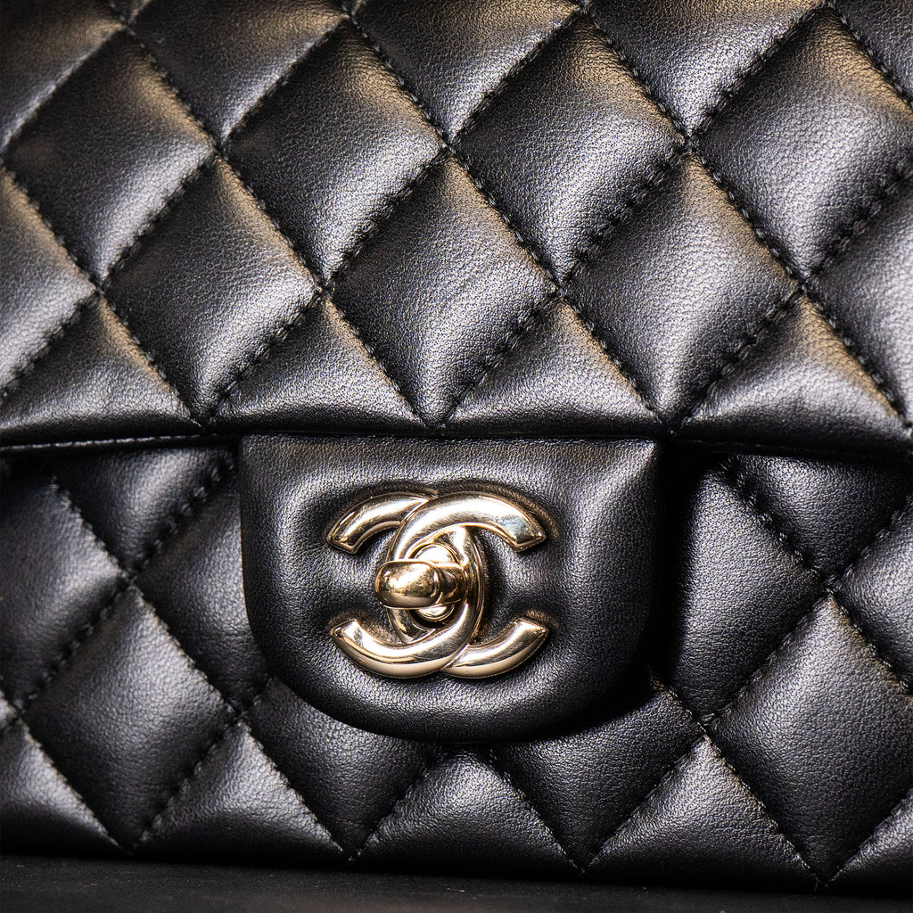 Chanel Mini Flap Black Single Flap Handbag