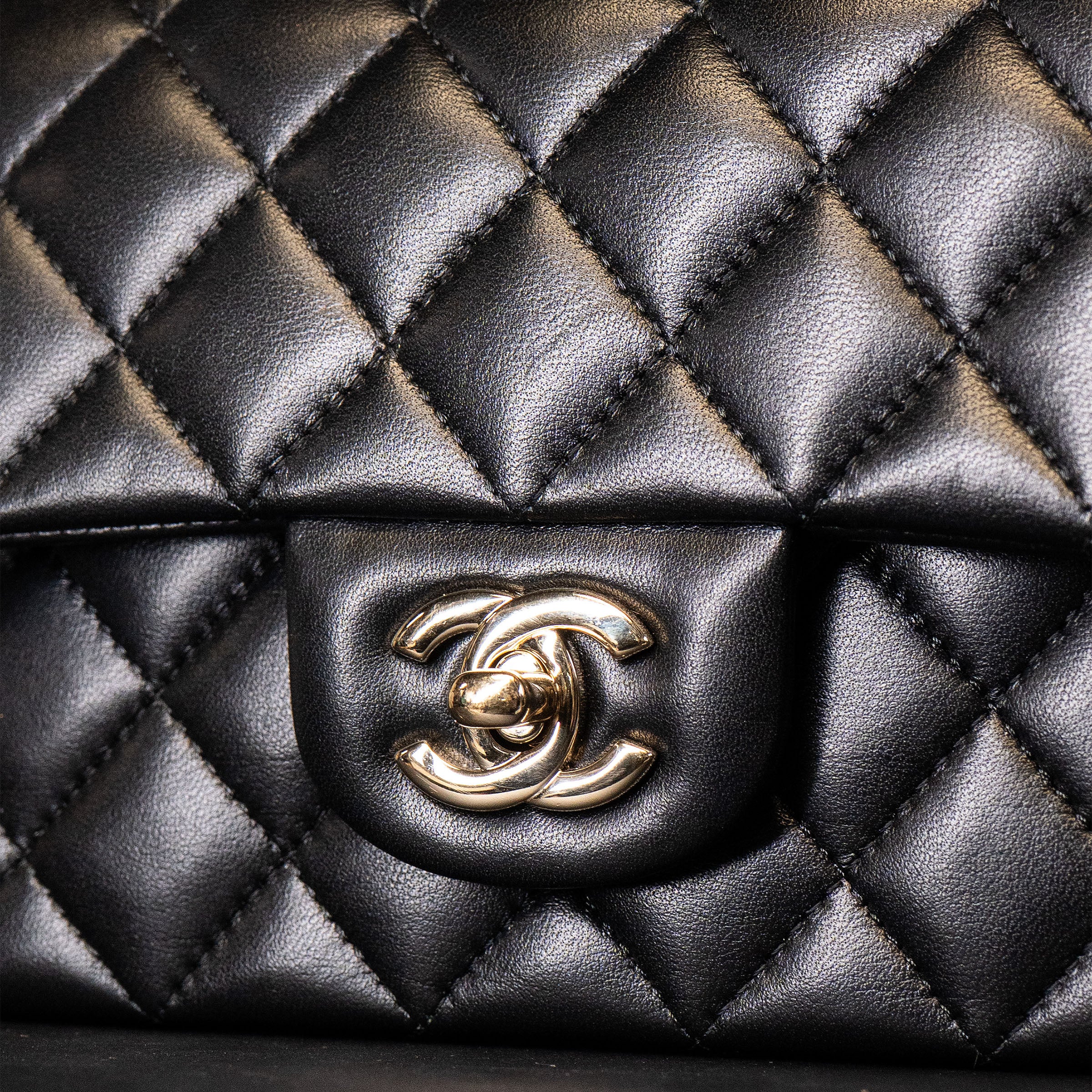 Chanel Mini Flap Black Single Flap Handbag