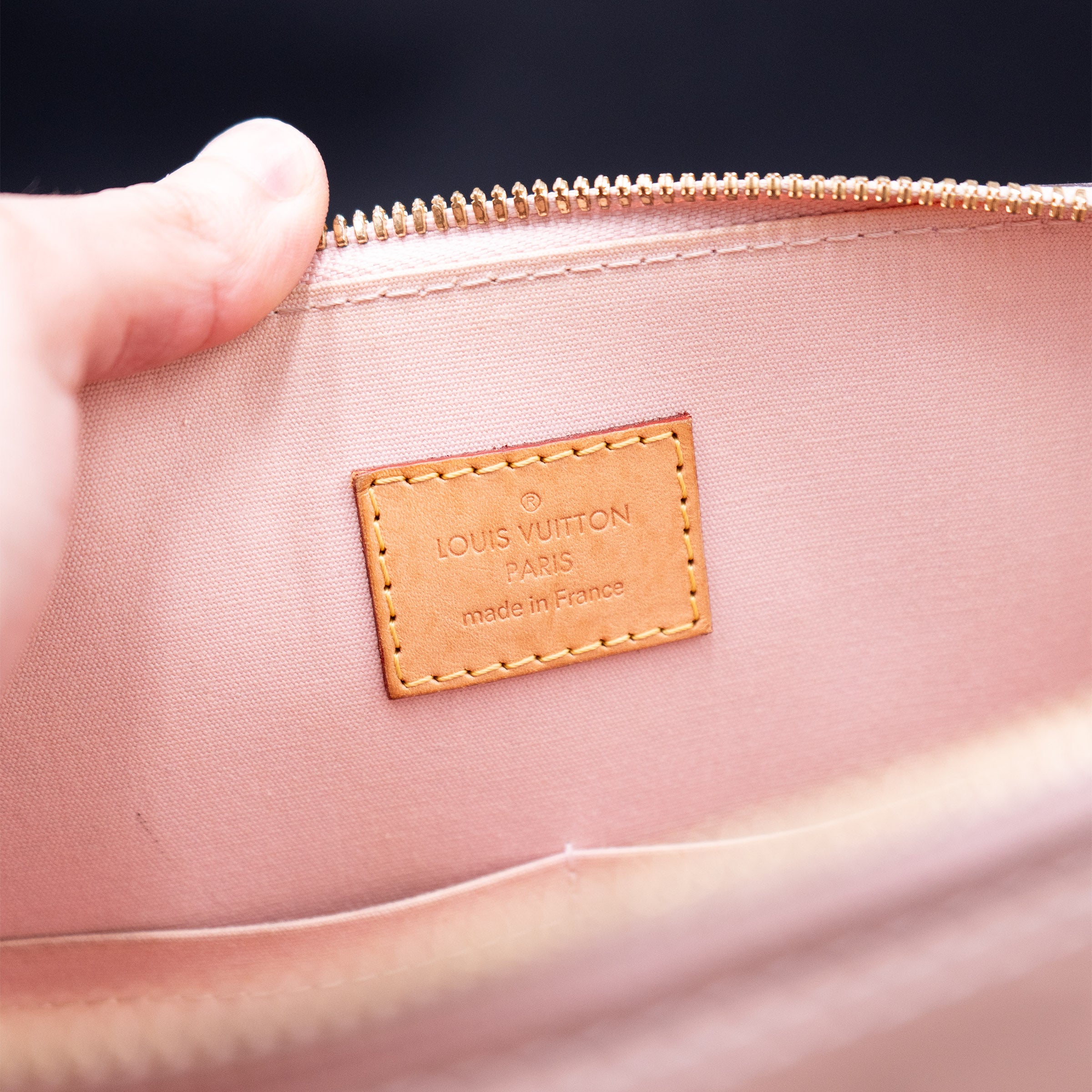 Louis Vuitton Vernis Monogram Alma Handbag